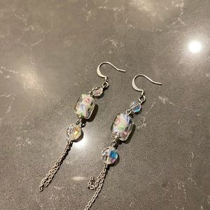 Abstract dangle earrings